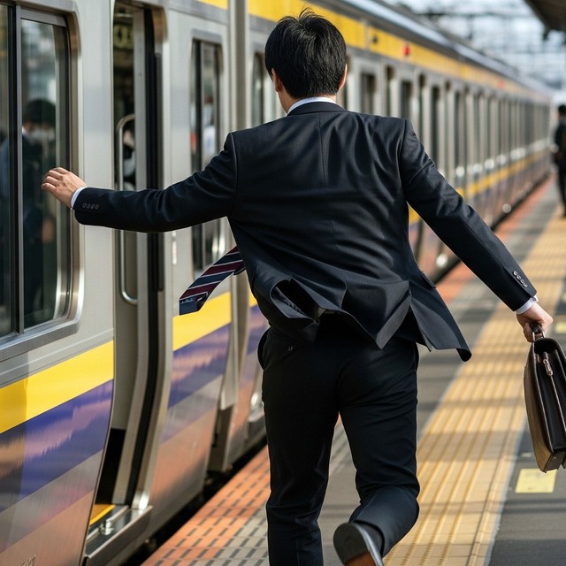 無理な駆け込み乗車のリスクとは　※画像はイメージです（sparker/stock.adobe.com）