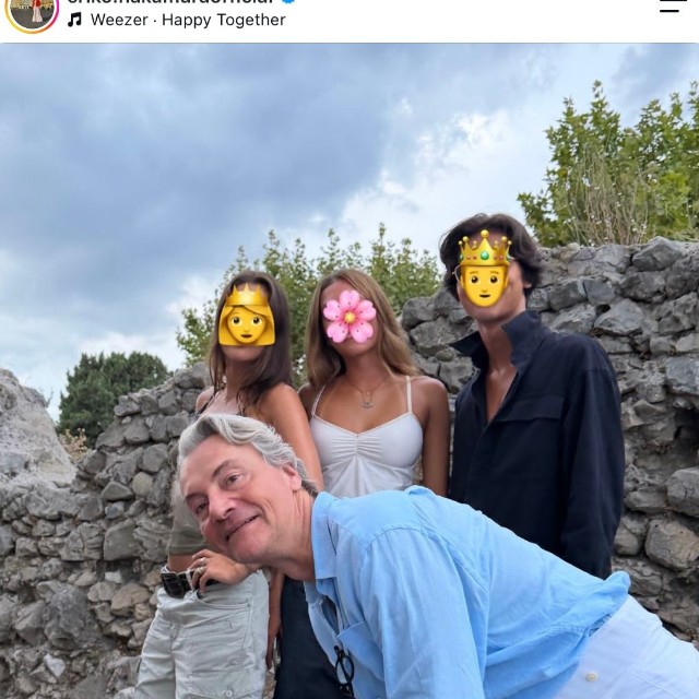 中村江里子さんの公式インスタグラムから