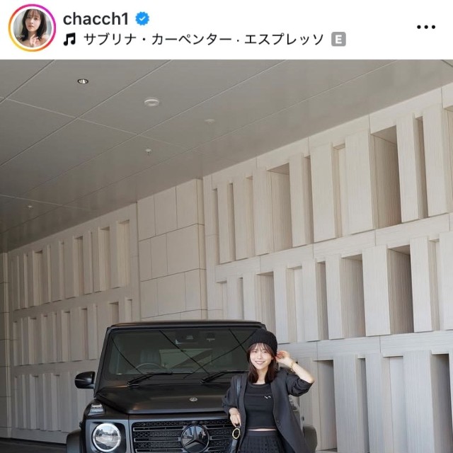 新田さちかインスタグラム(@chacch1)より