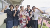 高校生が浴衣で学校生活　総社高校