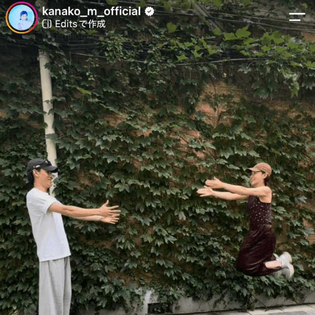 「我慢できず、1ヶ月で会いに行ってしもた！」（村上佳菜子(@kanako_m_official)さんのインスタグラムより）