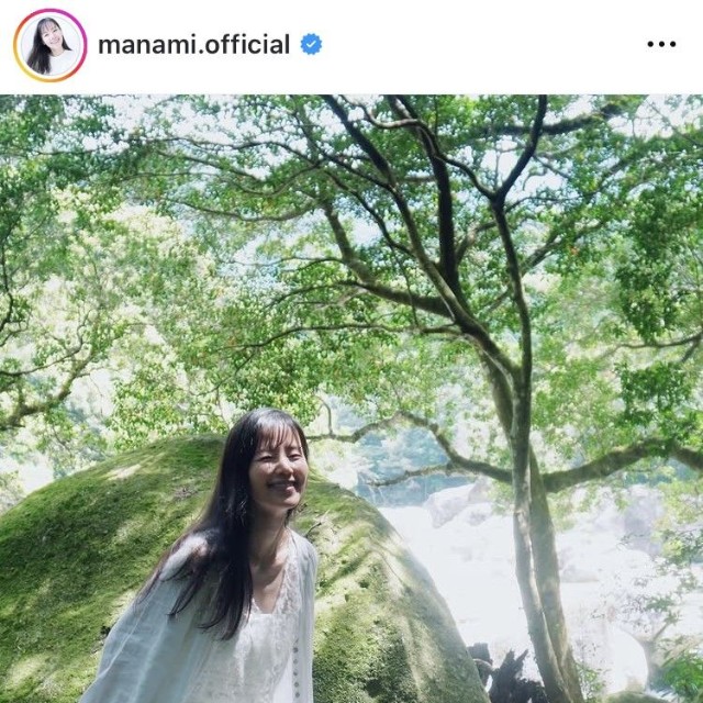 小西真奈美インスタグラム＠manami.officialより
