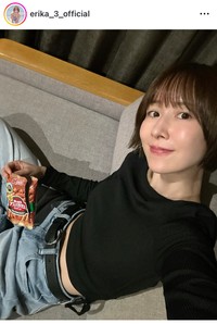 山川恵里佳インスタグラム＠erika_3_officialより