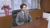 初登庁した光井聡市長　2026年2月撮影