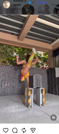 愛川ゆず季のインスタグラム＠aikawa_yuzukiより