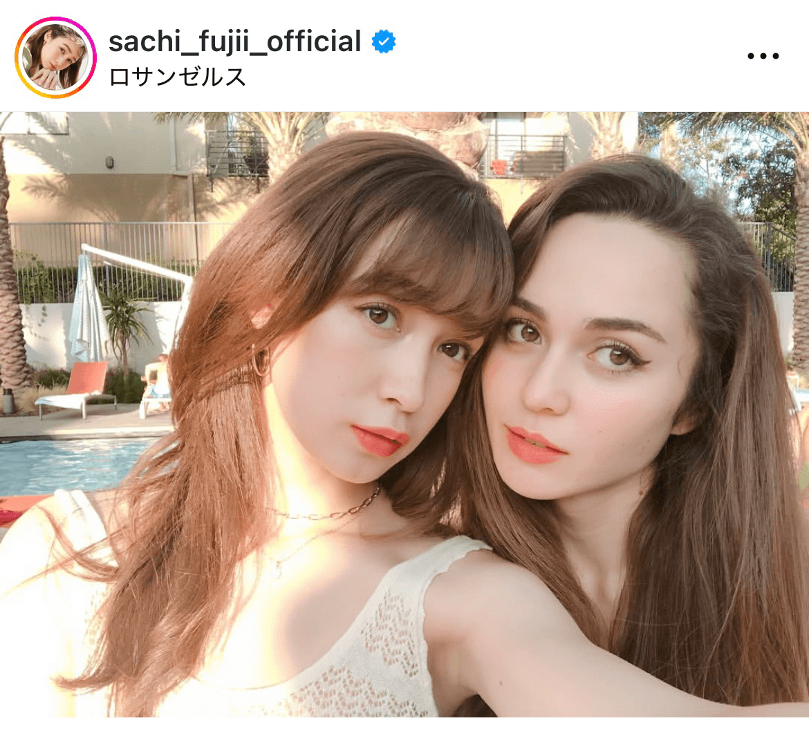 藤井サチ (Sachi Fujii) (@sachi_fujii_official)さんのインスタグラムより