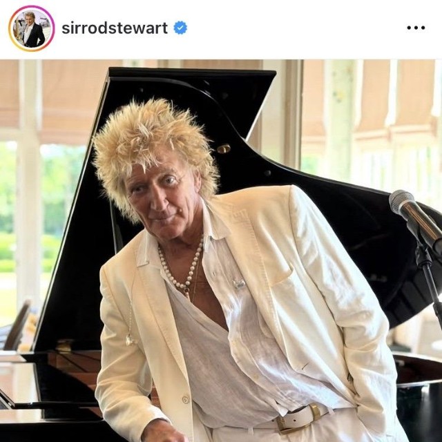 ロッド・スチュワートのインスタグラム＠sirrodstewartより