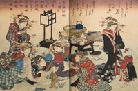 春画展で展示されている貴重な作品（歌川国貞 色摺大本『艶紫娯拾余帖』月/天保6年頃(1835)/浦上蒼穹堂蔵）