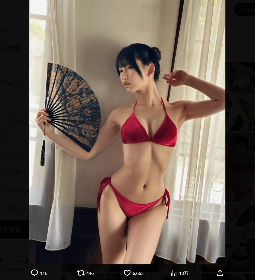 森嶋あんりのX（@anchuu_122）より