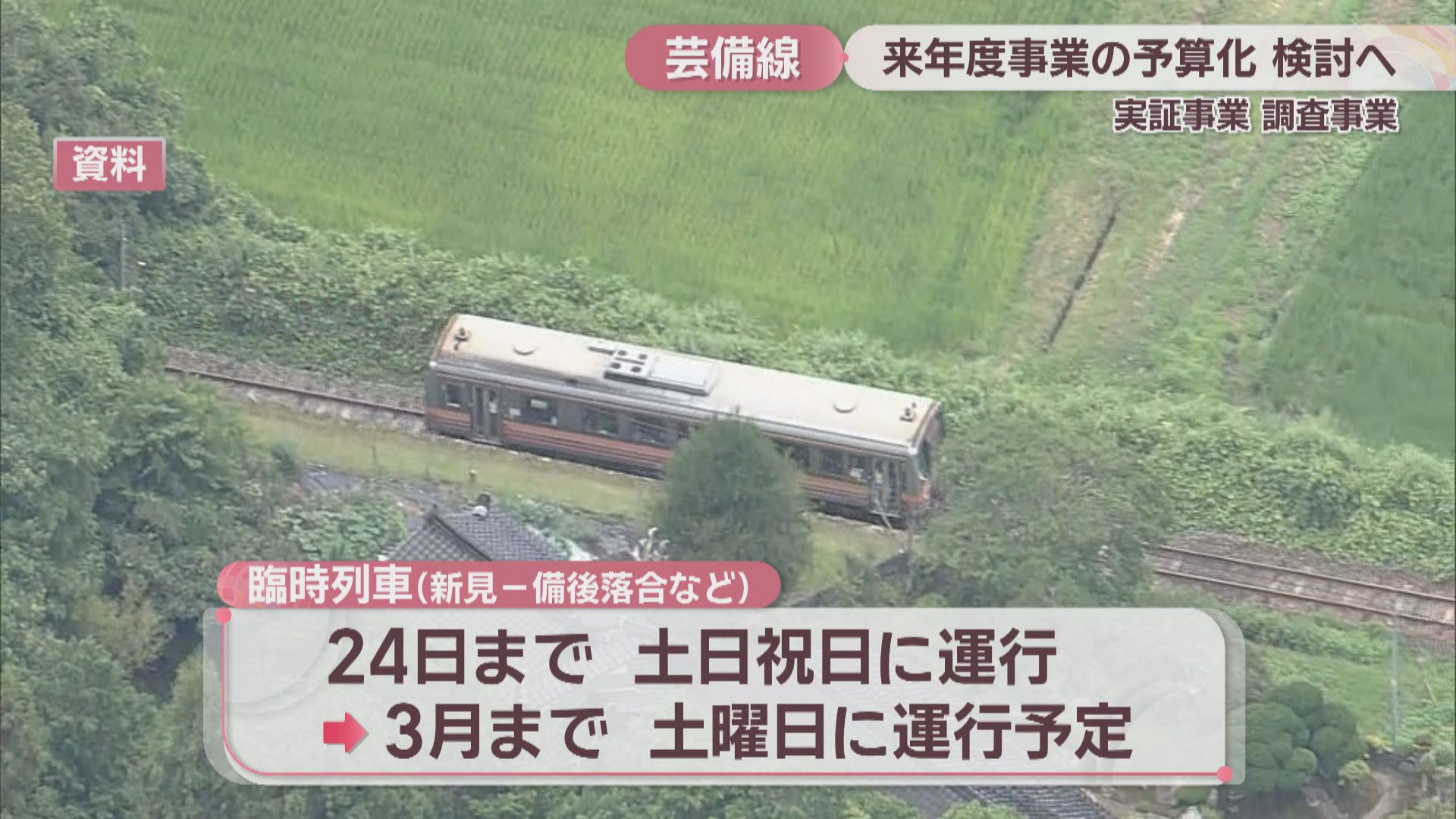 JR芸備線の再構築協議会 2026年度事業の予算化を検討へ | KSBニュース