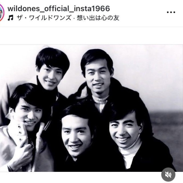 ザ・ワイルドワンズのインスタグラム＠wildones_official_insta1966より