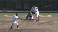 ＜速報中＞岡山大会準決勝第1試合　おかやま山陽が1回に4番のタイムリーで先制　おかやま山陽×岡山学芸館