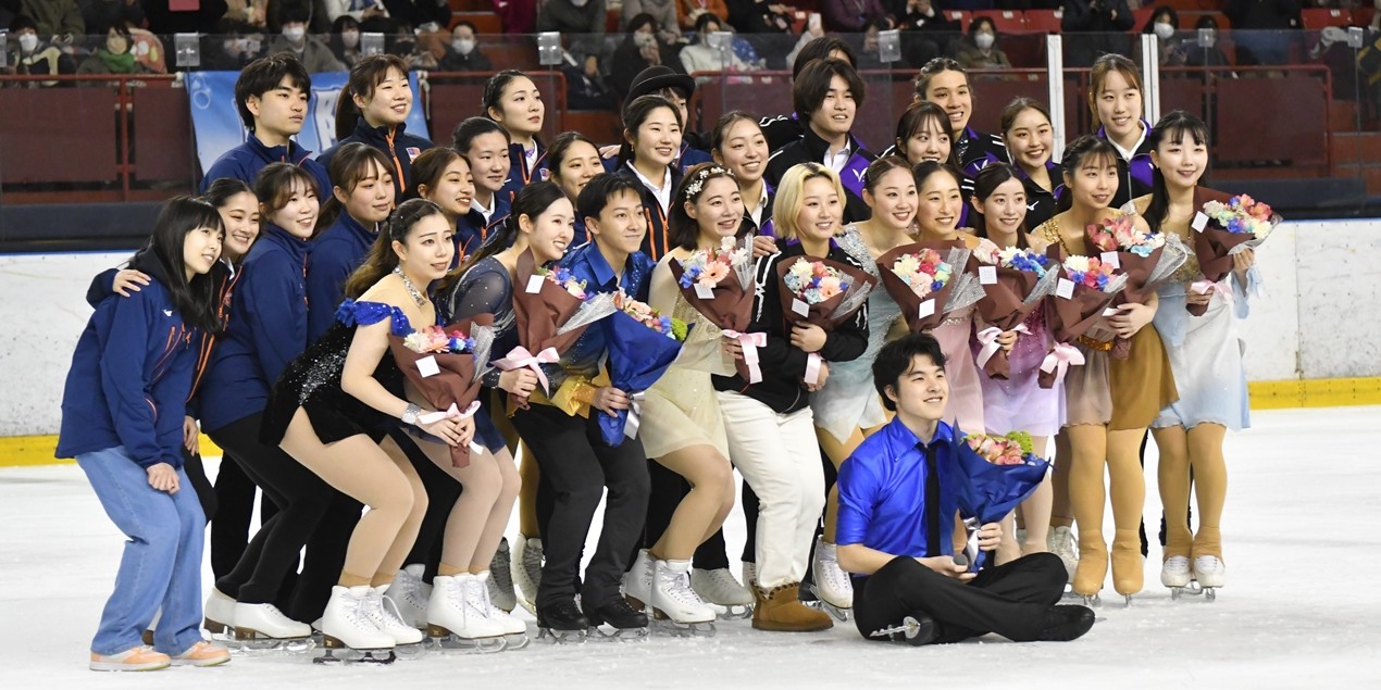 フィギュアスケート - 【写真】「明治×法政 ON ICE 2023」有観客で 