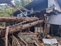 能登半島地震で無事だった家も、豪雨で全壊に（「ののいち にゃんこのおうち」さん提供）
