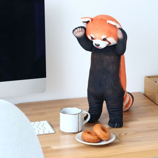 ぬいぐるみ単体でも威嚇してきます（提供：フェリシモ）