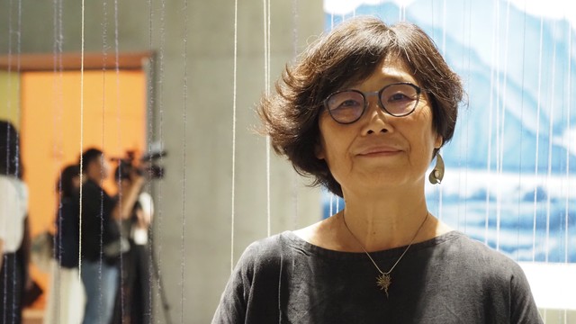 染色アーティスト　ウェイ・リン・ヤンさん（2013年の瀬戸芸に参加）
