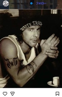 ミッキー・ロークのインスタグラム＠mickey_rourke_より