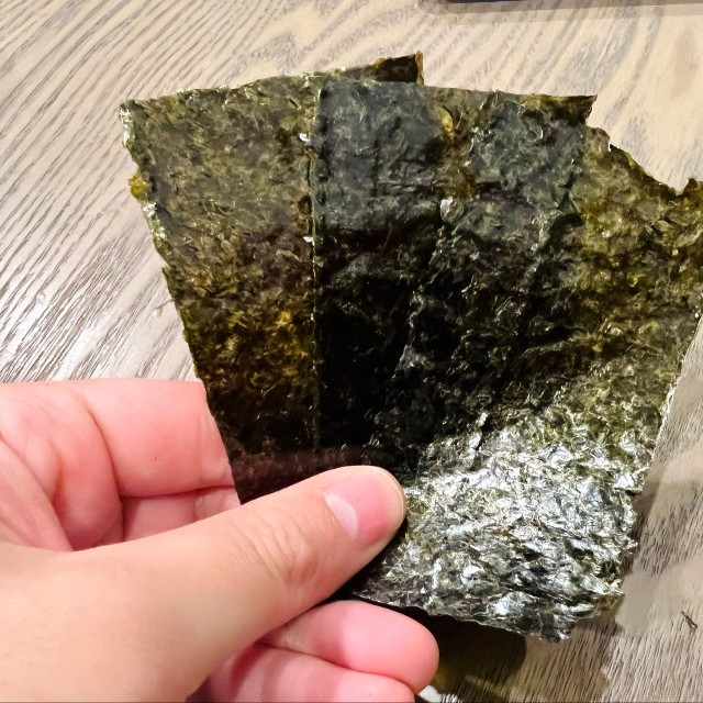 海苔は数年来の不作…（ゆうさん提供）