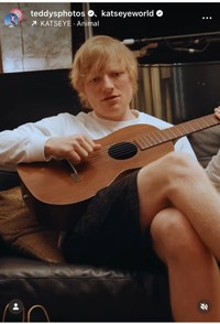 エド・シーランのインスタグラム＠teddysphotosより
