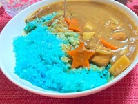 青ご飯のカレー ※ジャムさん提供