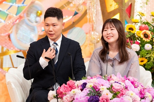 ナンパから恋が始まったという新婚さん©ABCテレビ