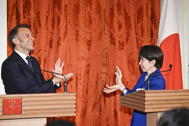 Japan, France see eye to eye on rare earths supply, safe Hormuz passage