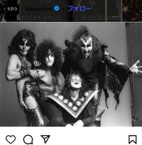 KISSのインスタグラム＠kissonlineより