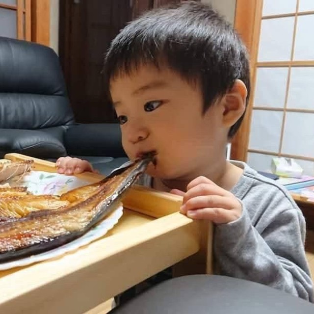 思わず魚をパクっ（ANさん提供）