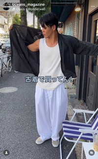 ファッション雑誌「OCEANS」の公式インスタグラム（@oceans_magazine）より