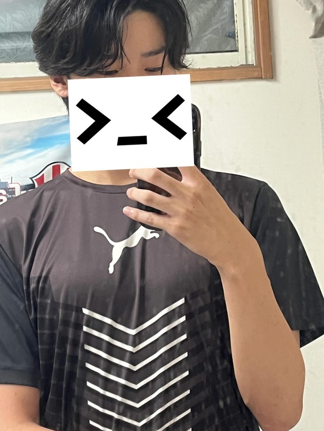 筋トレの成果も徐々に表れてきている／スカイピョンさん（@sky_pyon）提供