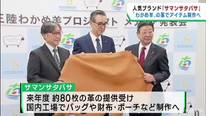 宮城・南三陸町産の羊の皮を使用　人気ブランドがオリジナルアイテム制作へ
