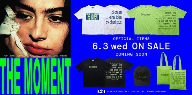 【XL】Charlie XCX『the moment』Tee 新品 A24 限定アイテム＆ストアが登場！A24×チャーリーxcx『the moment／ザ