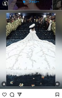 ダイアナ・ロスの衣装の1つ＝ダイアナ・ロスのインスタグラム＠dianarossより