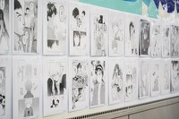 渋谷駅に掲載された講談社名作漫画の複製原画