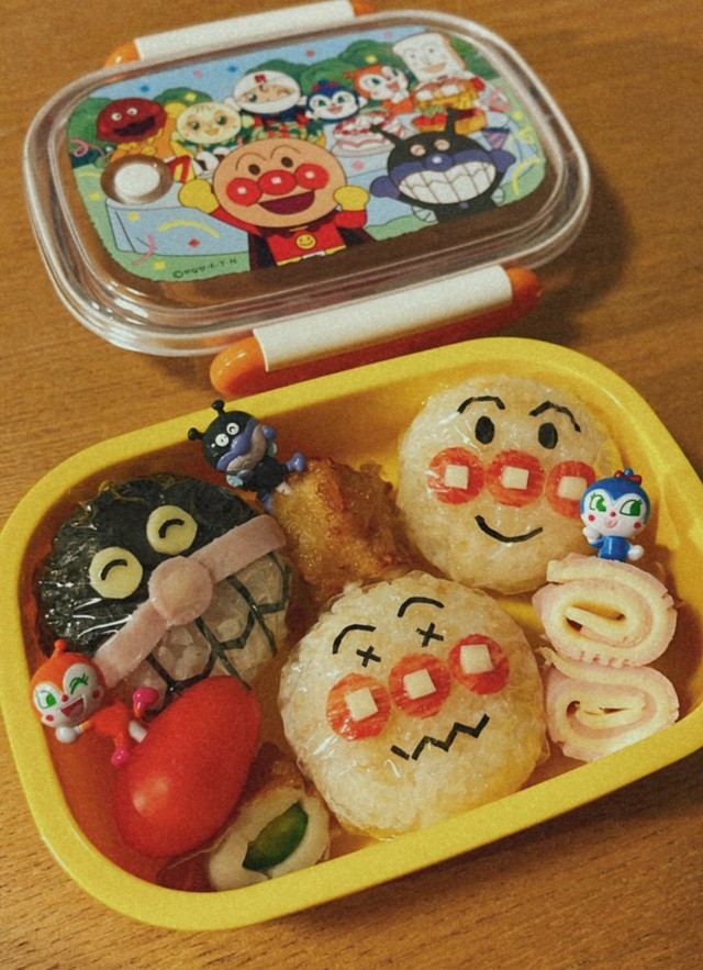 実は過去にも娘さんのリクエストで「アンパンマン弁当」も作っていた！（黒主さん提供）