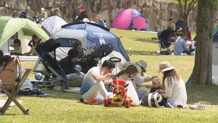 Gw後半 密 を避け屋外テーマパークは家族連れでにぎわう 岡山 赤磐市 Ksbニュース Ksb瀬戸内海放送