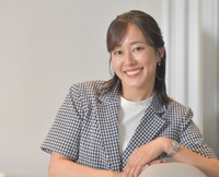 前田春香アナウンサー（撮影・出月俊成）