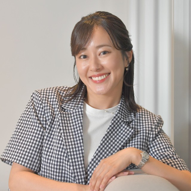 前田春香アナウンサー（撮影・出月俊成）