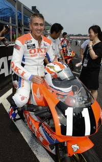ミック・ドゥーハン氏＝三重県・鈴鹿サーキット、2012年7月29日撮影