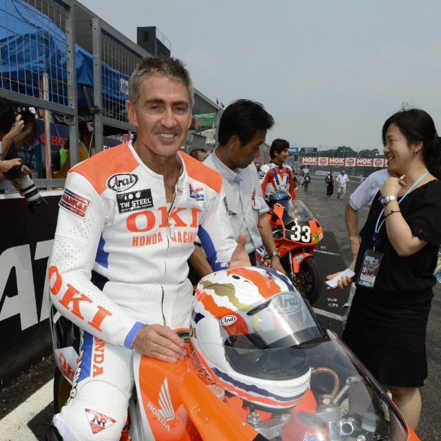 ミック・ドゥーハン氏＝三重県・鈴鹿サーキット、2012年7月29日撮影