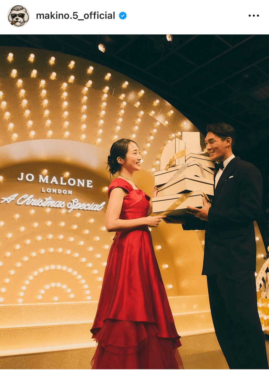 「ジョー マローン ロンドン　A Christmas Special」（槙野智章 Tomoaki Makino (@makino.5_official)さんのインスタグラムより）