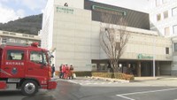 火事が発生した香川県教育会館ミューズホール(高松市西宝町)