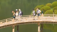 栗林公園　12日午前10時ごろ