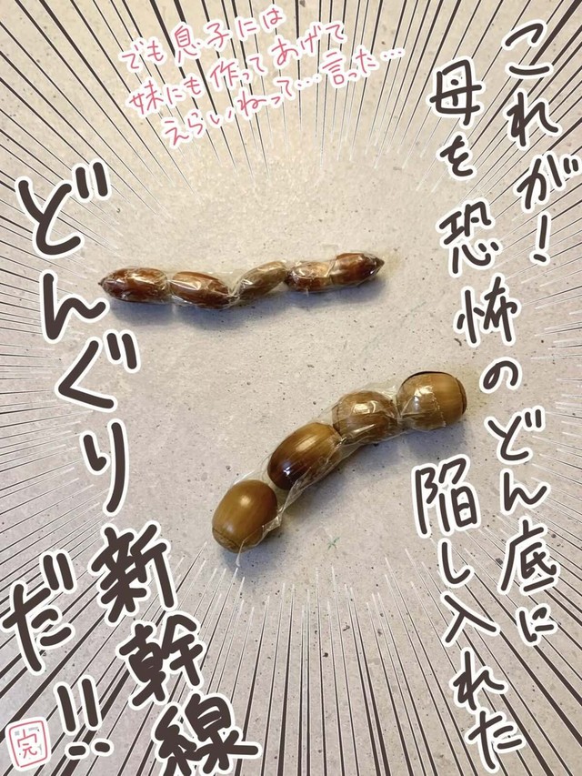 【漫画】『あなたは…どんぐり新幹線を…見たことがありますか？』10（あずさん提供）