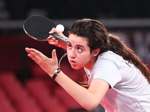 史上最年少、食らいついたシリアの卓球少女「紛争起きても夢のため」