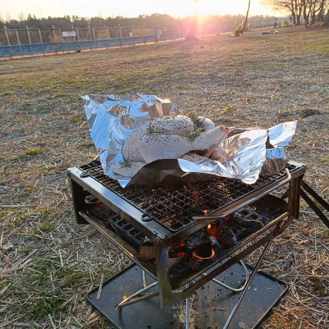 挑戦が始まる…西日がまぶしい…！（画像提供：みねるばさん）