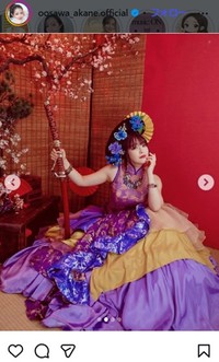 大沢あかねのインスタグラム＠oosawa_akane.officialより