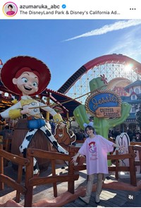 東留伽アナウンサーのインスタグラム＠azumaruka_abcより