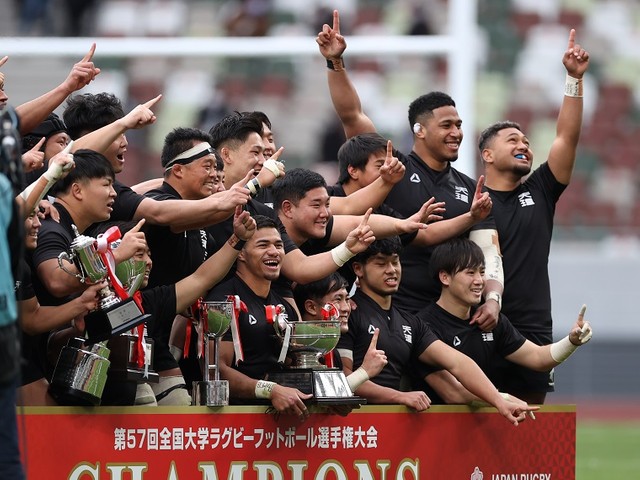 ラグビー - 天理大学・筒口允之主将 4年ぶりの関西王者・日本一へ