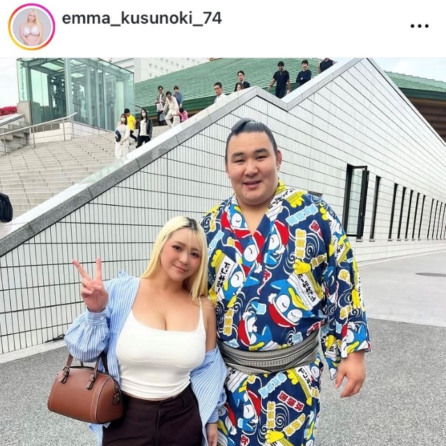 楠エマ インスタグラム(@emma_kusunoki_74)より